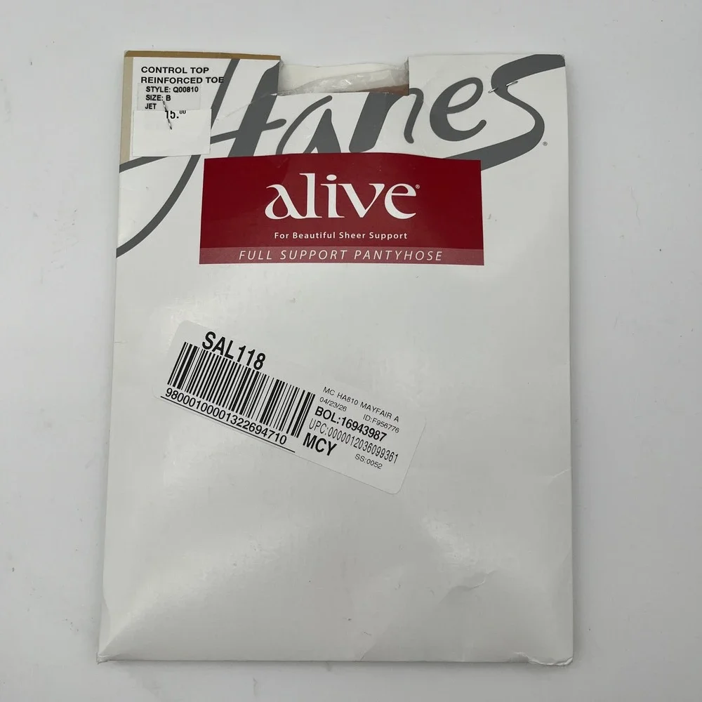 Hanes Pantyhose Womens Size B Multi Alive Absolutely Ultra‎ Sheer Lot of 3 NIP